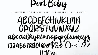 Port Beby font