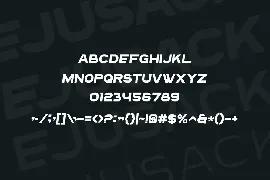 Ejusack Font