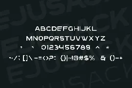 Ejusack Font