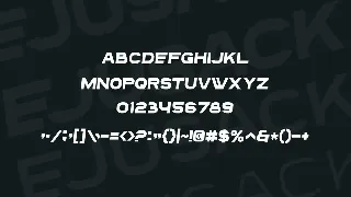 Ejusack Font