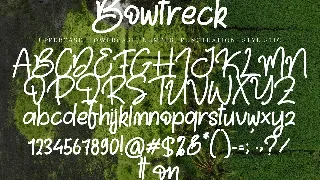 Bhowtreck font