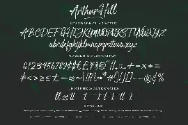 Arthur Hill Font