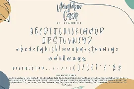 Neighbor Gossip - Handwritten Font