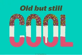 Fab Ice Lolly font Opentype Colour Font svg