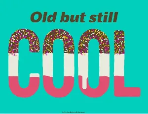 Fab Ice Lolly font Opentype Colour Font svg