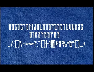 OfersStripet font