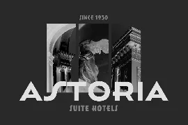 Houstone - expanded / extended Art Deco Font