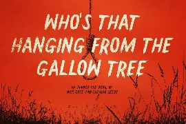 Gallow Tree font