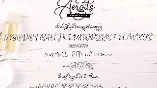 Aergils | Cursive Handwritting Script Font