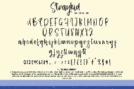 Straykid - Cute Display Font