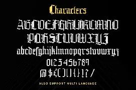 Grandice - Blackletter Typeface font