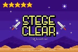 Pixel Stick - Pixel Font