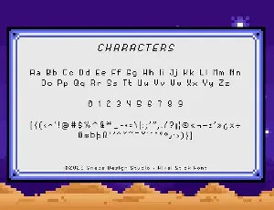 Pixel Stick - Pixel Font