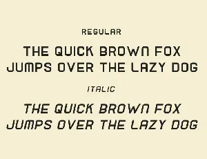 Dasamuka - A Condensed Font