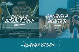 RUNWAY BRUSH font