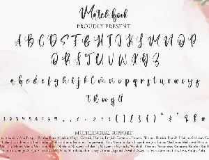 Matchbook - Girly Script Font