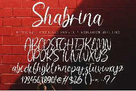 Shabrina font