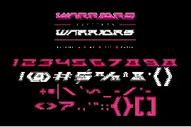 Warriors font