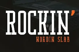 Nordin Slab - Condensed Slab Serif Font