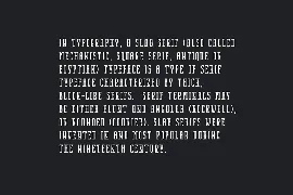 Nordin Slab - Condensed Slab Serif Font