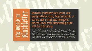 Blacktones font