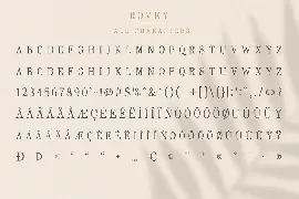 Rovey - Handwritten Serif Font