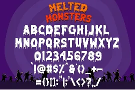 Melted Monster - Halloween Pack Layered Font