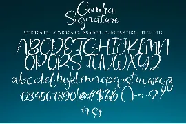 Gomha Signature font