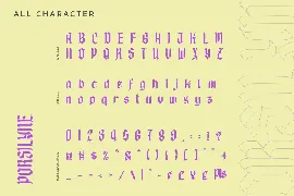 Porsyline font