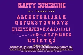 Happy Sunshine font