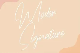 Etiquette - Modern Signature Font