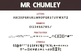 Mr Chumley font