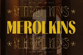 Merolkins Modern Sans Serif Font