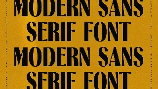 Merolkins Modern Sans Serif Font