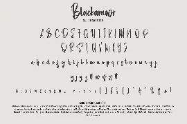 Blackamoor - Minimalist Script Font