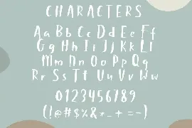 WINTER HOLIDAY - KIDS FONT