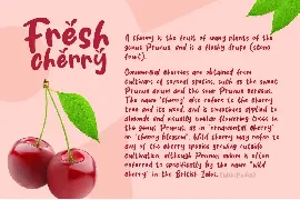 Fresh Cherry font