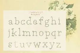 Petit Jardin font