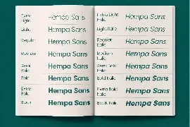 Hempa Sans Geometric Font