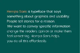 Hempa Sans Geometric Font