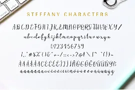 Steffany - Handwriting Font