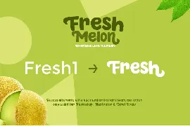 Fresh Melon font