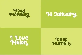 Fresh Melon font