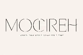 Mochreh New Display Serif Font