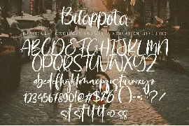 Bilappota font