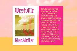 Westville font