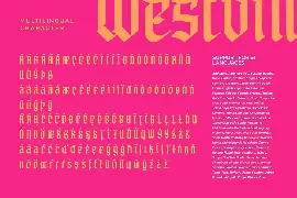 Westville font