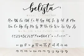 Belista - Elegant Script Font