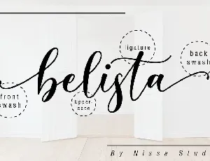 Belista - Elegant Script Font