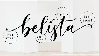 Belista - Elegant Script Font